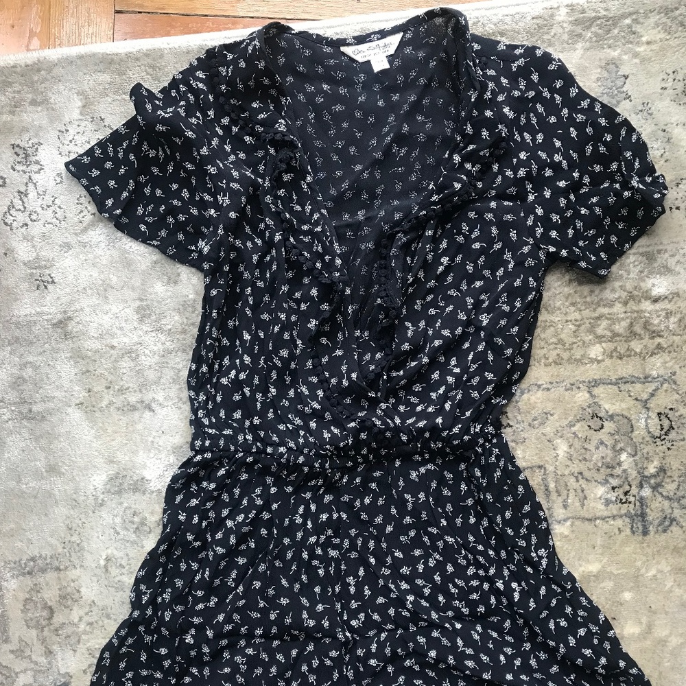 Black and White Romper